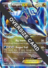 Kingdra EX - 73/124 - Jumbo Cards - #073 - Pokemon TCG card
