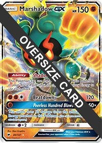 Marshadow GX - 80/147 - Jumbo Cards - #080 - Pokemon TCG card