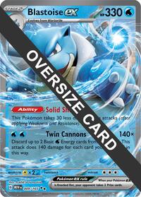 Blastoise ex - Jumbo Cards - #009 - Pokemon TCG card