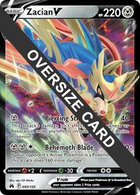 Zacian V - Jumbo Cards - #095 - Pokemon TCG card