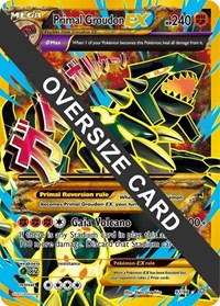 Primal Groudon EX - 97/98 #097 Primal Groudon EX - 97/98 - Jumbo Cards - #097 - Pokemon TCG card