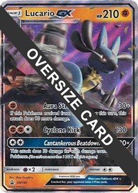 Lucario GX #SM100 Lucario GX - Jumbo Cards - #SM100 - Pokemon TCG card