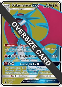 Salamence GX - SM139 (SM Black Star Promo) #SM139 Salamence GX - SM139 (SM Black Star Promo) - Jumbo Cards - #SM139 - Pokemon TCG card