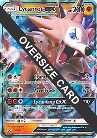 Lycanroc GX #SM14 Lycanroc GX - Jumbo Cards - #SM14 - Pokemon TCG card