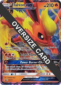 Flareon GX - SM171 (SM Black Star Promo) #SM171 Flareon GX - SM171 (SM Black Star Promo) - Jumbo Cards - #SM171 - Pokemon TCG card