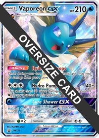 Vaporeon GX #SM172 Vaporeon GX - Jumbo Cards - #SM172 - Pokemon TCG card