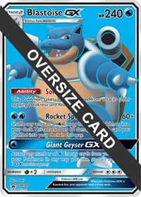Blastoise GX - SM189 (Black Star Promos) #SM189 Blastoise GX - SM189 (Black Star Promos) - Jumbo Cards - #SM189 - Pokemon TCG card