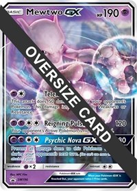 Mewtwo GX #SM196 Mewtwo GX - Jumbo Cards - #SM196 - Pokemon TCG card