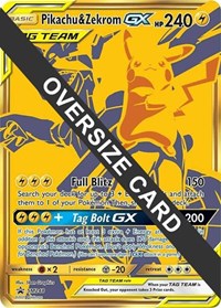 Pikachu & Zekrom GX - Jumbo Cards - #SM248 - Pokemon TCG card