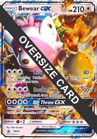 Bewear GX - SM34 (Black Star Promos) #SM34 Bewear GX - SM34 (Black Star Promos) - Jumbo Cards - #SM34 - Pokemon TCG card