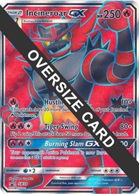 Incineroar GX - SM38 (SM Black Star Promo) #SM38 Incineroar GX - SM38 (SM Black Star Promo) - Jumbo Cards - #SM38 - Pokemon TCG card