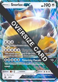 Snorlax GX - Jumbo Cards - #SM05 - Pokemon TCG card