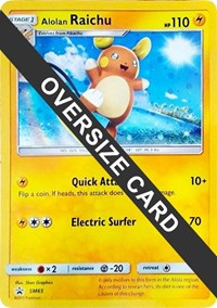 Alolan Raichu #SM65 Alolan Raichu - Jumbo Cards - #SM65 - Pokemon TCG card