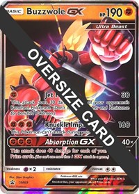 Buzzwole GX - SM69 (SM Black Star Promos) #SM69 Buzzwole GX - SM69 (SM Black Star Promos) - Jumbo Cards - #SM69 - Pokemon TCG card