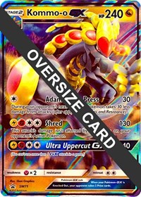 Kommo-o GX - SM71 (SM Black Star Promo) - Jumbo Cards - #SM71 - Pokemon TCG card