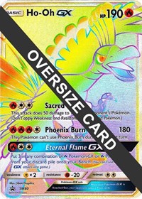 Ho-Oh GX - SM80 (SM Black Star Promo) - Jumbo Cards - #SM80 - Pokemon TCG card