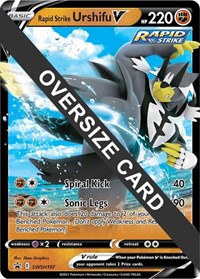 Rapid Strike Urshifu V #SWSH107 Rapid Strike Urshifu V - Jumbo Cards - #SWSH107 - Pokemon TCG card
