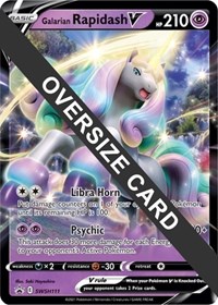 Galarian Rapidash V #SWSH111 Galarian Rapidash V - Jumbo Cards - #SWSH111 - Pokemon TCG card