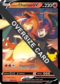 Lance's Charizard V #SWSH133 Lance's Charizard V - Jumbo Cards - #SWSH133 - Pokemon TCG card