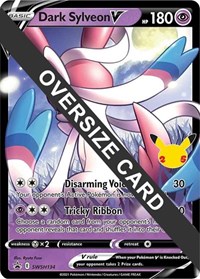 Dark Sylveon V #SWSH134 Dark Sylveon V - Jumbo Cards - #SWSH134 - Pokemon TCG card