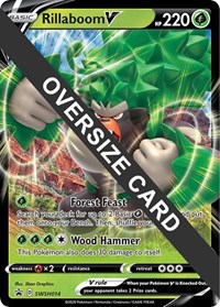 Rillaboom V - Jumbo Cards - #SWSH014 - Pokemon TCG card