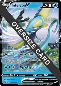 Inteleon V - Jumbo Cards - #SWSH016 - Pokemon TCG card