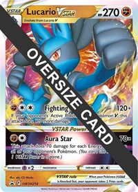 Lucario VSTAR - Jumbo Cards - #SWSH214 - Pokemon TCG card
