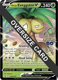 Alolan Exeggutor V #SWSH225 Alolan Exeggutor V - Jumbo Cards - #SWSH225 - Pokemon TCG card