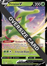 Virizion V #SWSH295 Virizion V - Jumbo Cards - #SWSH295 - Pokemon TCG card
