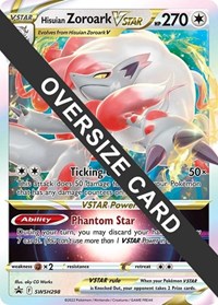 Hisuian Zoroark VSTAR - Jumbo Cards - #SWSH298 - Pokemon TCG card