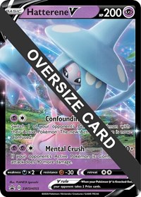 Hatterene V - Jumbo Cards - #SWSH055 - Pokemon TCG card