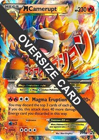 M Camerupt EX #XY198 M Camerupt EX - Jumbo Cards - #XY198 - Pokemon TCG card