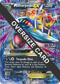 M Sharpedo EX #XY200 M Sharpedo EX - Jumbo Cards - #XY200 - Pokemon TCG card