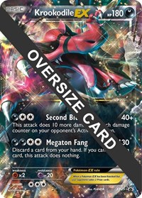 Krookodile EX #XY25 Krookodile EX - Jumbo Cards - #XY25 - Pokemon TCG card