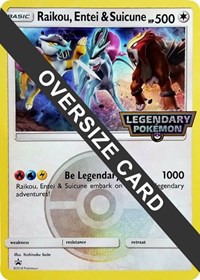 Raikou, Entei & Suicune #164235 Raikou, Entei & Suicune - Jumbo Cards - #164235 - Pokemon TCG card
