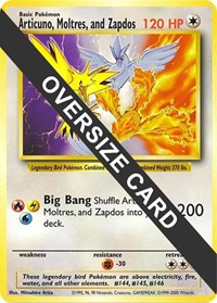 Articuno, Moltres, and Zapdos (Warner Bros. Promo) - Jumbo Cards - #211417 - Pokemon TCG card