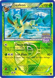 Leafeon - 11/116 (State Championships) #011 Leafeon - 11/116 (State Championships) - League & Championship Cards - #011 - Pokemon TCG card