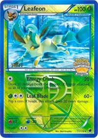 Leafeon - 11/116 (Regional Championships) #011 Leafeon - 11/116 (Regional Championships) - League & Championship Cards - #011 - Pokemon TCG card