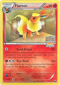 Flareon - 12/108 (Regional Championships) #012 Flareon - 12/108 (Regional Championships) - League & Championship Cards - #012 - Pokemon TCG card