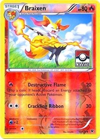 Braixen - 12/124 (Pokemon League) #012 Braixen - 12/124 (Pokemon League) - League & Championship Cards - #012 - Pokemon TCG card