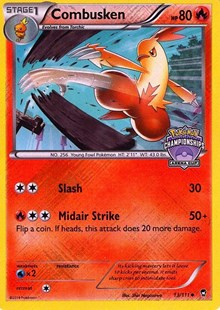 Combusken - 13/111 (Arena Cup Championships) - League & Championship Cards - #013 - Pokemon TCG card