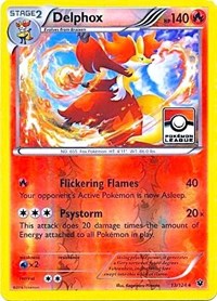 Delphox - 13/124 (Pokemon League) - League & Championship Cards - #013 - Pokemon TCG card
