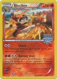 Blaziken - 14/111 (National Championships) #014 Blaziken - 14/111 (National Championships) - League & Championship Cards - #014 - Pokemon TCG card