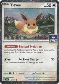 Eevee (Southeast Asia Exclusive) - League & Championship Cards - #143 - Pokemon TCG card