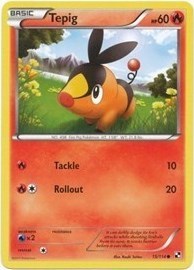 Tepig 15/114 - League & Championship Cards - #015 - Pokemon TCG card