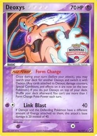 Deoxys - 16/107 (Regional Championships) #016 Deoxys - 16/107 (Regional Championships) - League & Championship Cards - #016 - Pokemon TCG card