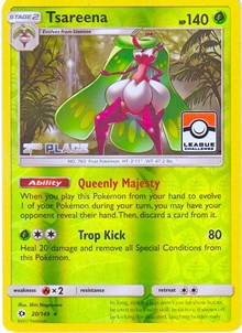 Tsareena - 20/149 (League Challenge) [2nd Place] - League & Championship Cards - #020 - Pokemon TCG card