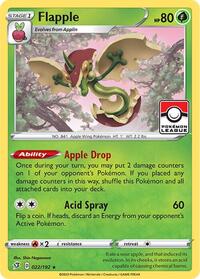 Flapple - 022/192 (League Promo) #022 Flapple - 022/192 (League Promo) - League & Championship Cards - #022 - Pokemon TCG card