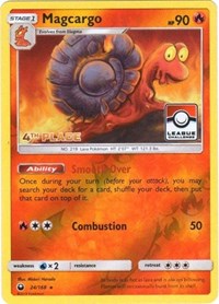 Magcargo - 24/168 (League Challenge) [4th Place] - League & Championship Cards - #024 - Pokemon TCG card