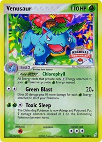 Venusaur - 28/100 (Regional Championships) #028 Venusaur - 28/100 (Regional Championships) - League & Championship Cards - #028 - Pokemon TCG card